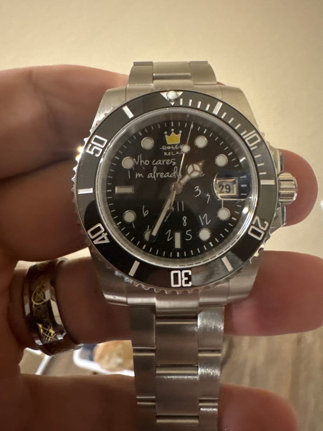 Customer photo review of HYDROCORE CLASSIC WATCH