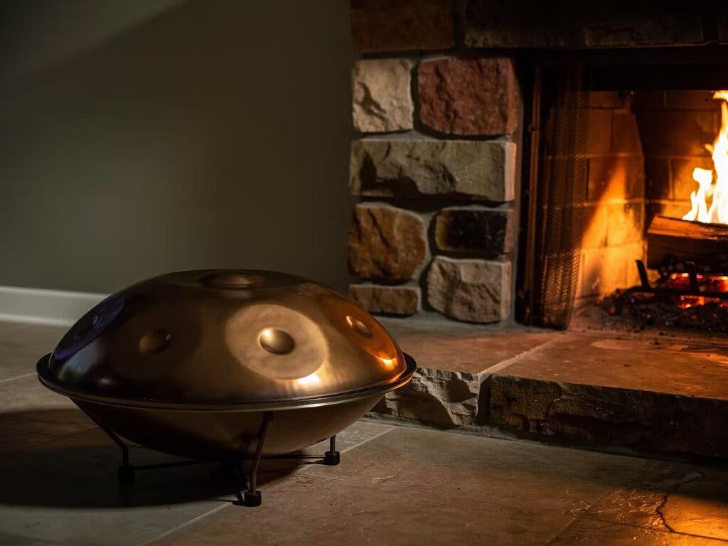 Customer photo review of Cosmos Handpan - Exquisite 12 Notes in D Minor - Golden Elegance Gift Set