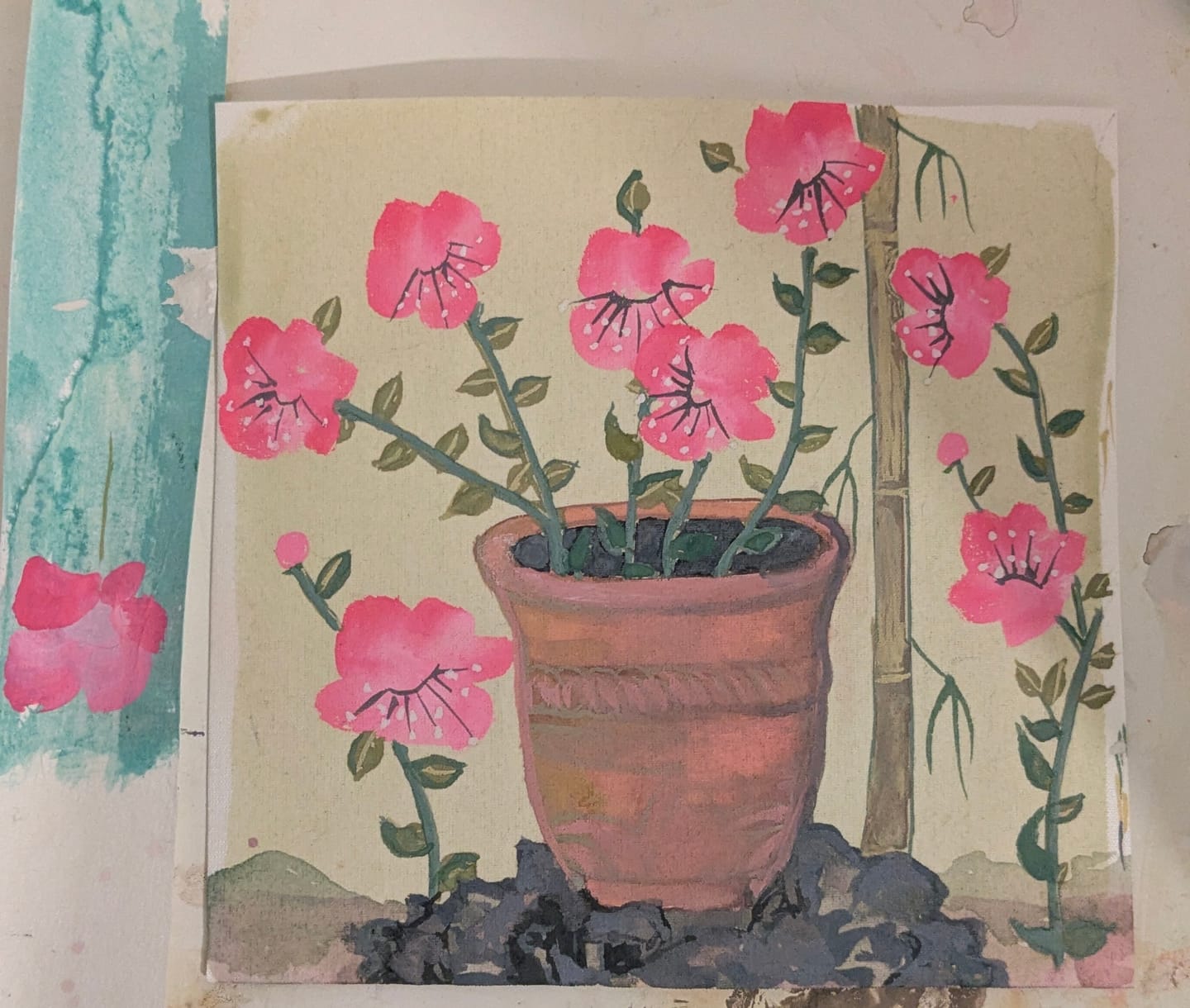 Customer photo review of Silk Paper - White