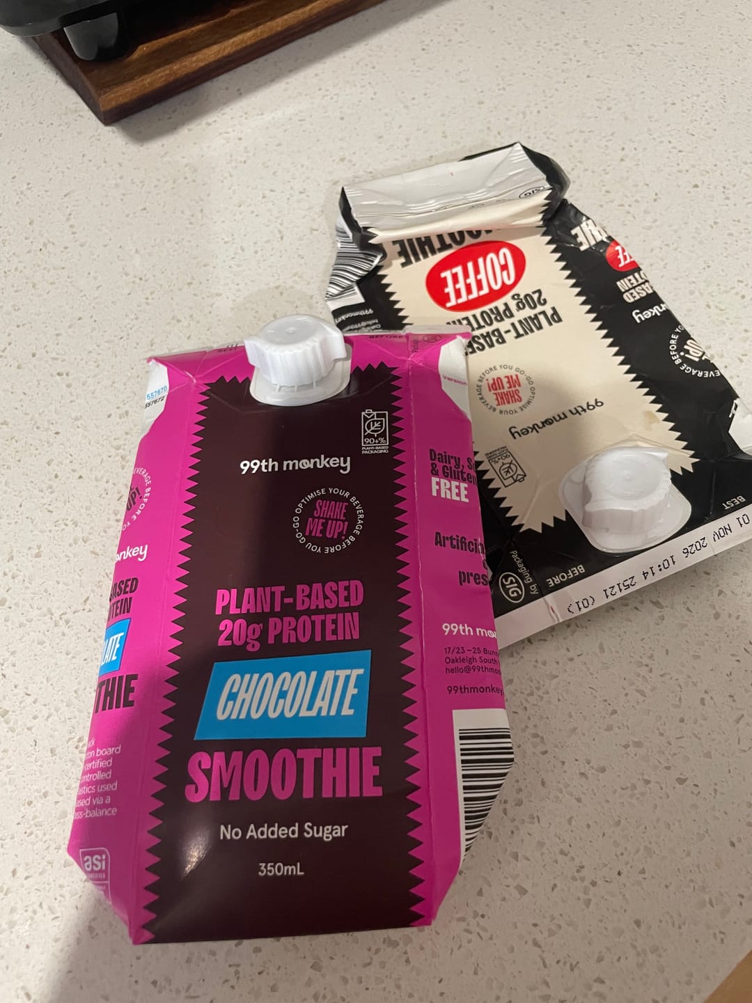 Customer photo review of 12x Plant-Based Protein Smoothie - Chocolate