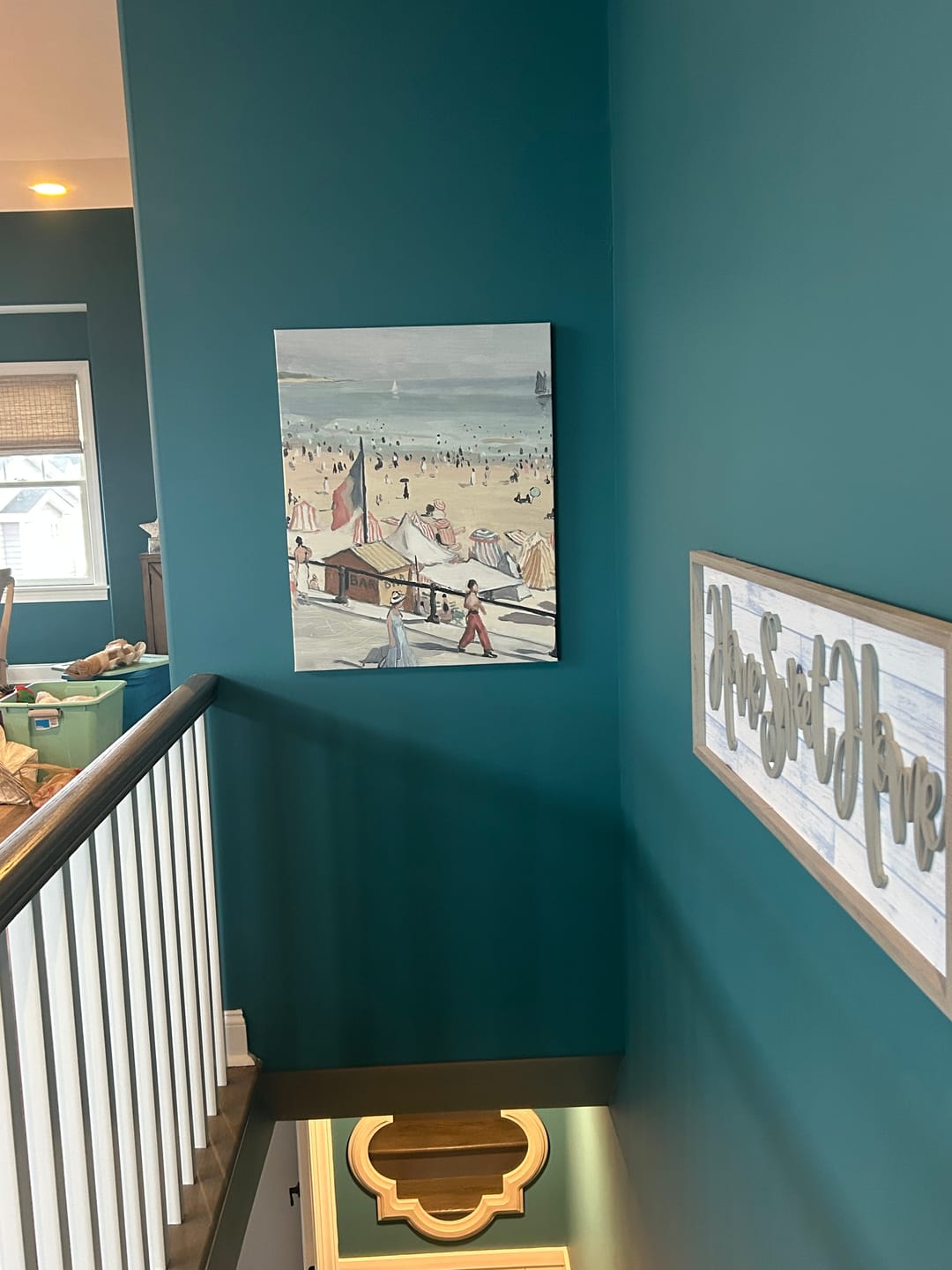 Customer photo review of Beach Watercolor Painting