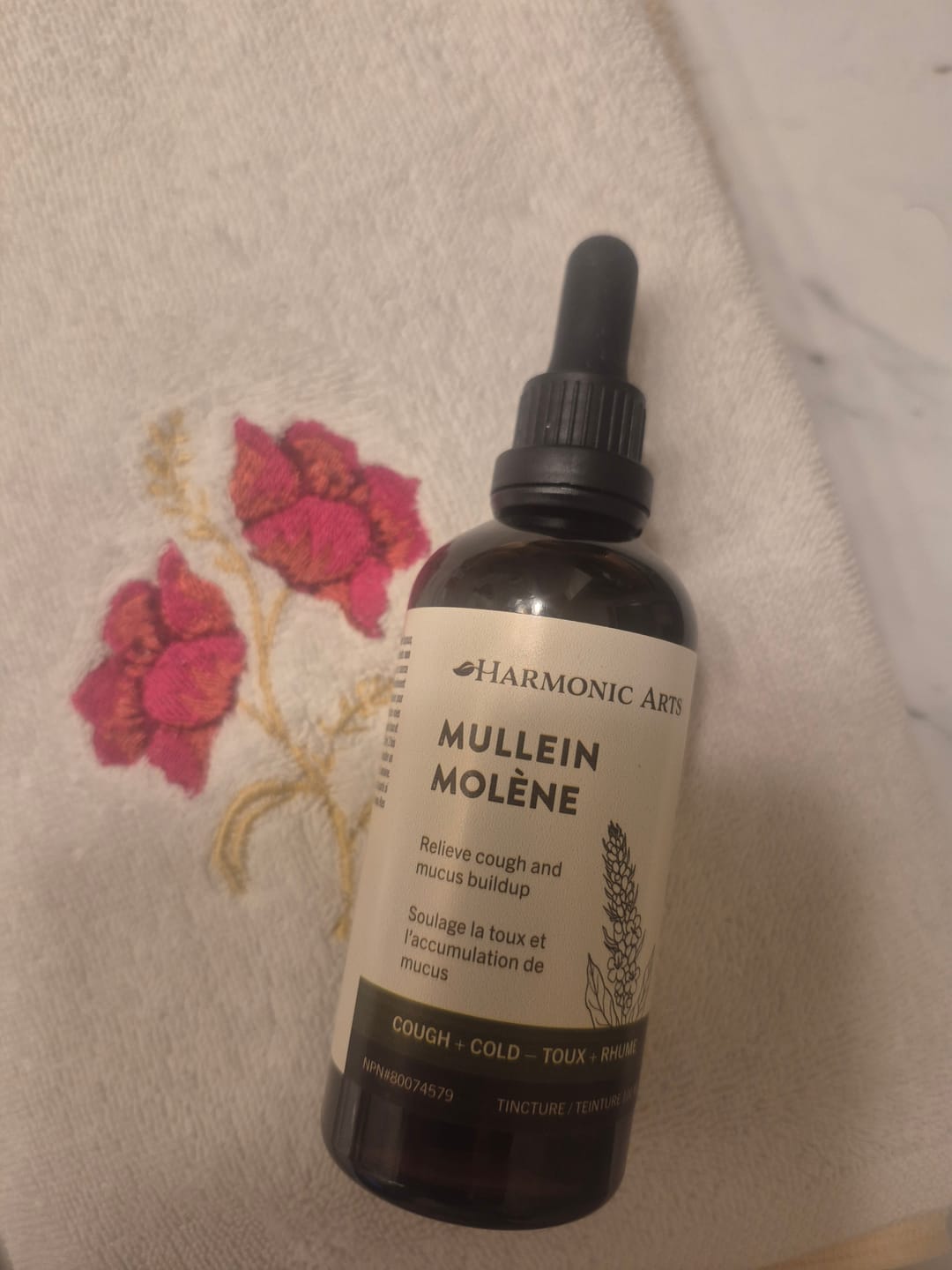 Customer photo review of Mullein Tincture