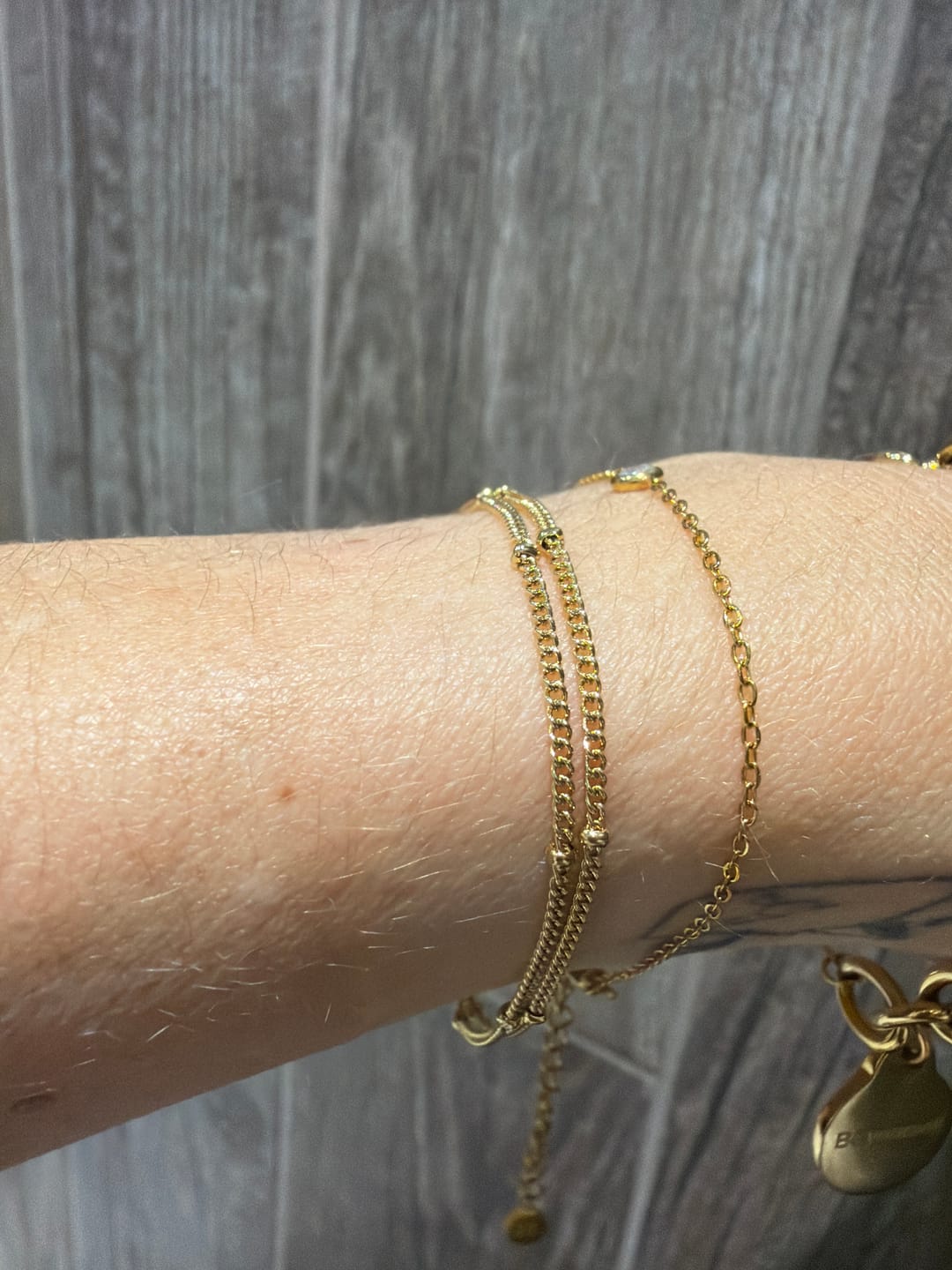 Customer photo review of Double Beaded Bracelet