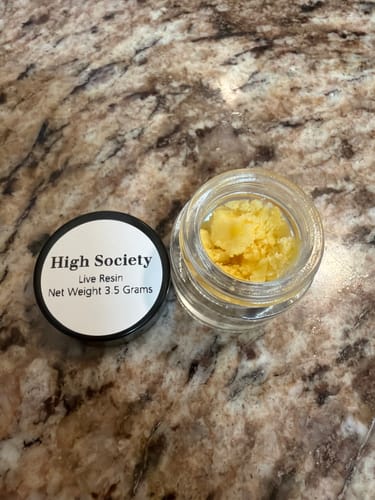 Customer photo review of High Society | Live Resin