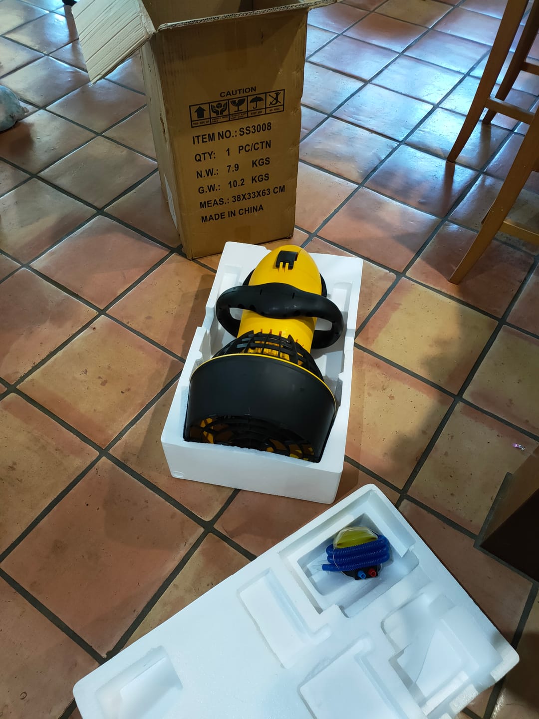 Customer photo review of AquaPro Underwater Scooter- Free Shipping