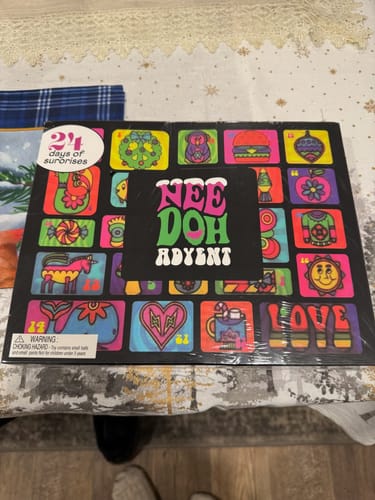 Customer photo review of NeeDoh Squishmas 2025 Advent Calendar