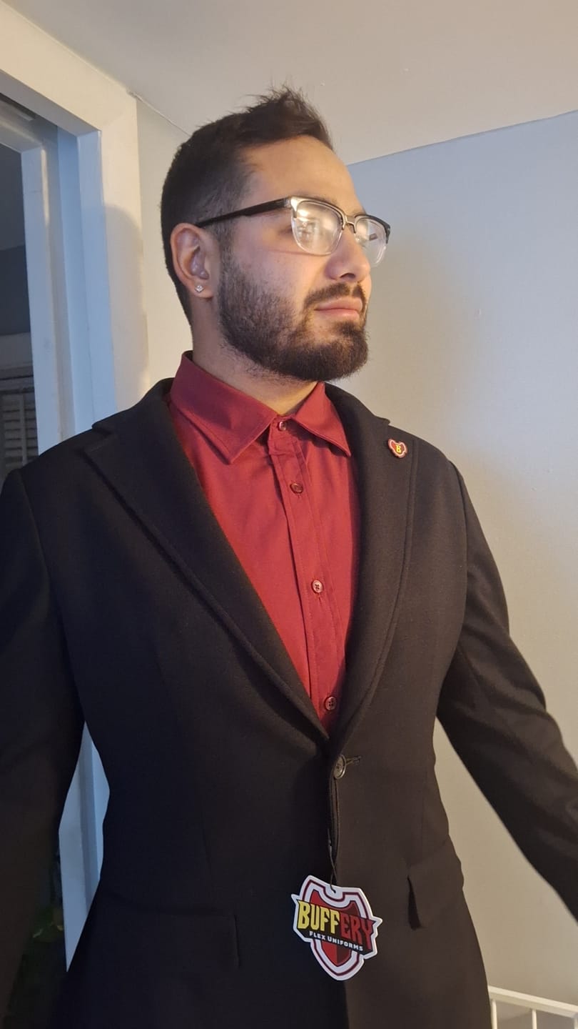 Customer photo review of Sharp Suit Coat