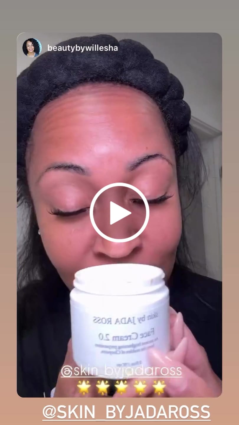 Customer video review of Face Cream 2.0  (Brightening)