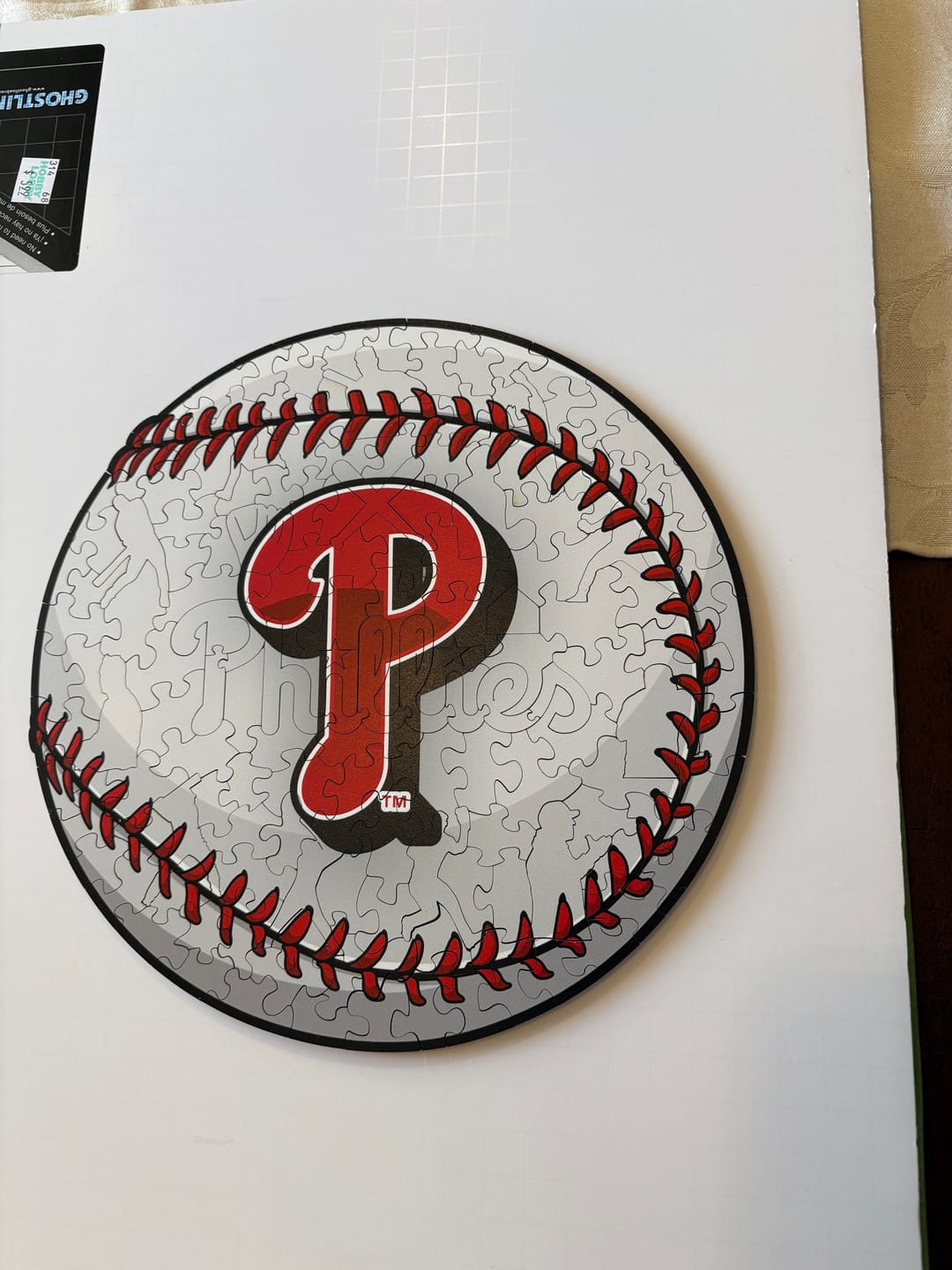Customer photo review of Philadelphia Phillies™ - Wooden Puzzle