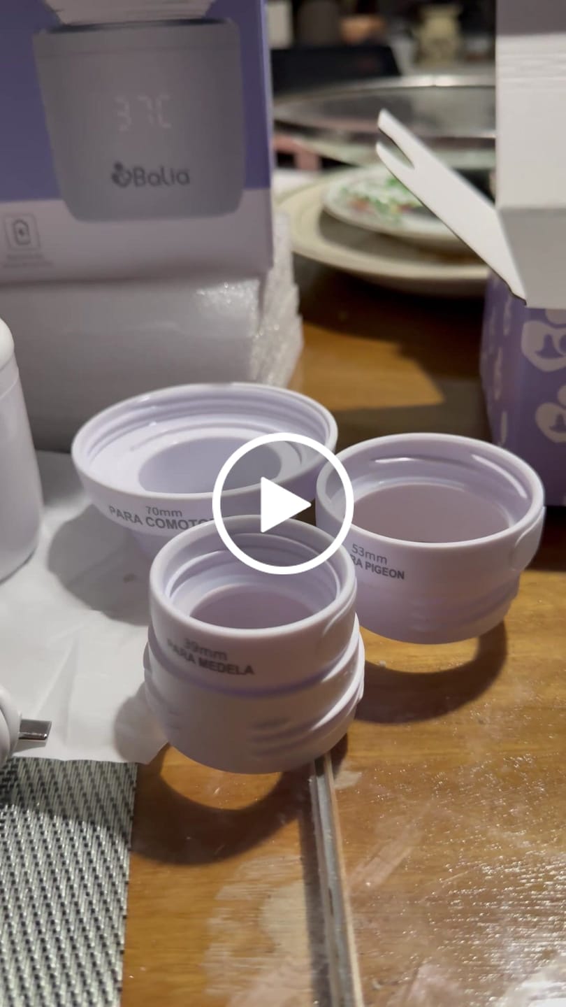 Customer video review of Calentador de mamaderas portátil