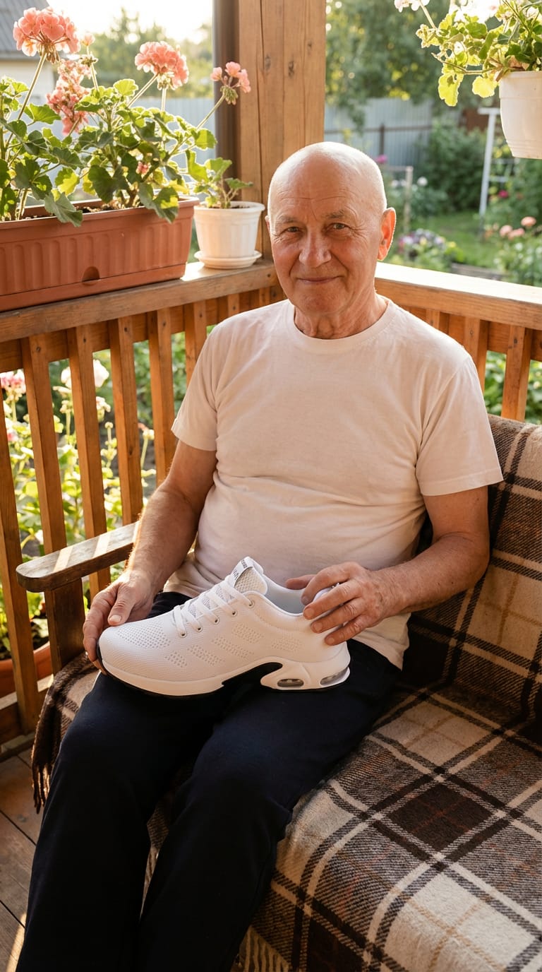 Customer photo review of Orthora™ Pro – Orthopedic Shoes Designed for Burning, Tingling & Sensitive Feet