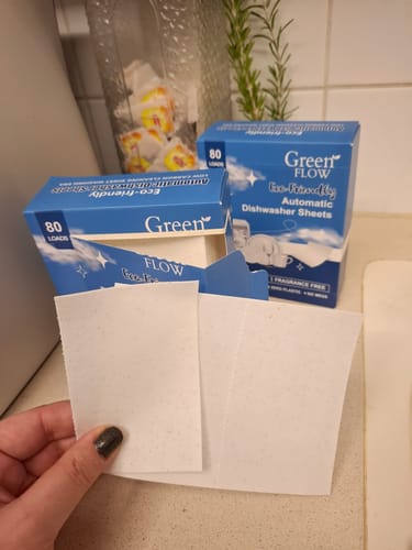 Customer photo review of דפי ניקוי למדיח