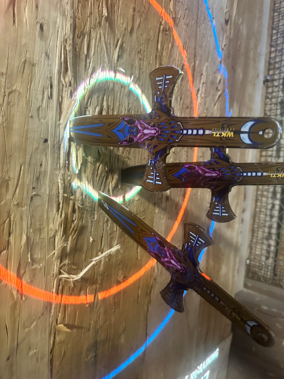 Customer photo review of The Toro Anubis Throwing Knife