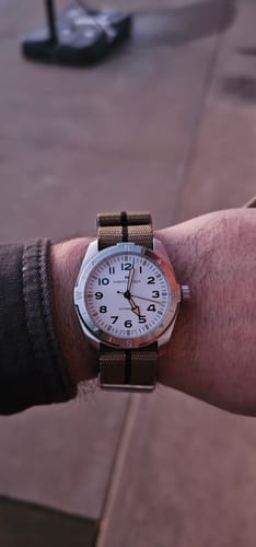 Customer photo review of Five Eye Nylon Watch Strap - Stripe