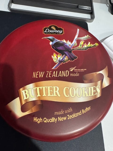 Customer photo review of 4 Flavours Lowrey Butter Cookies 4 Tins Value Pack