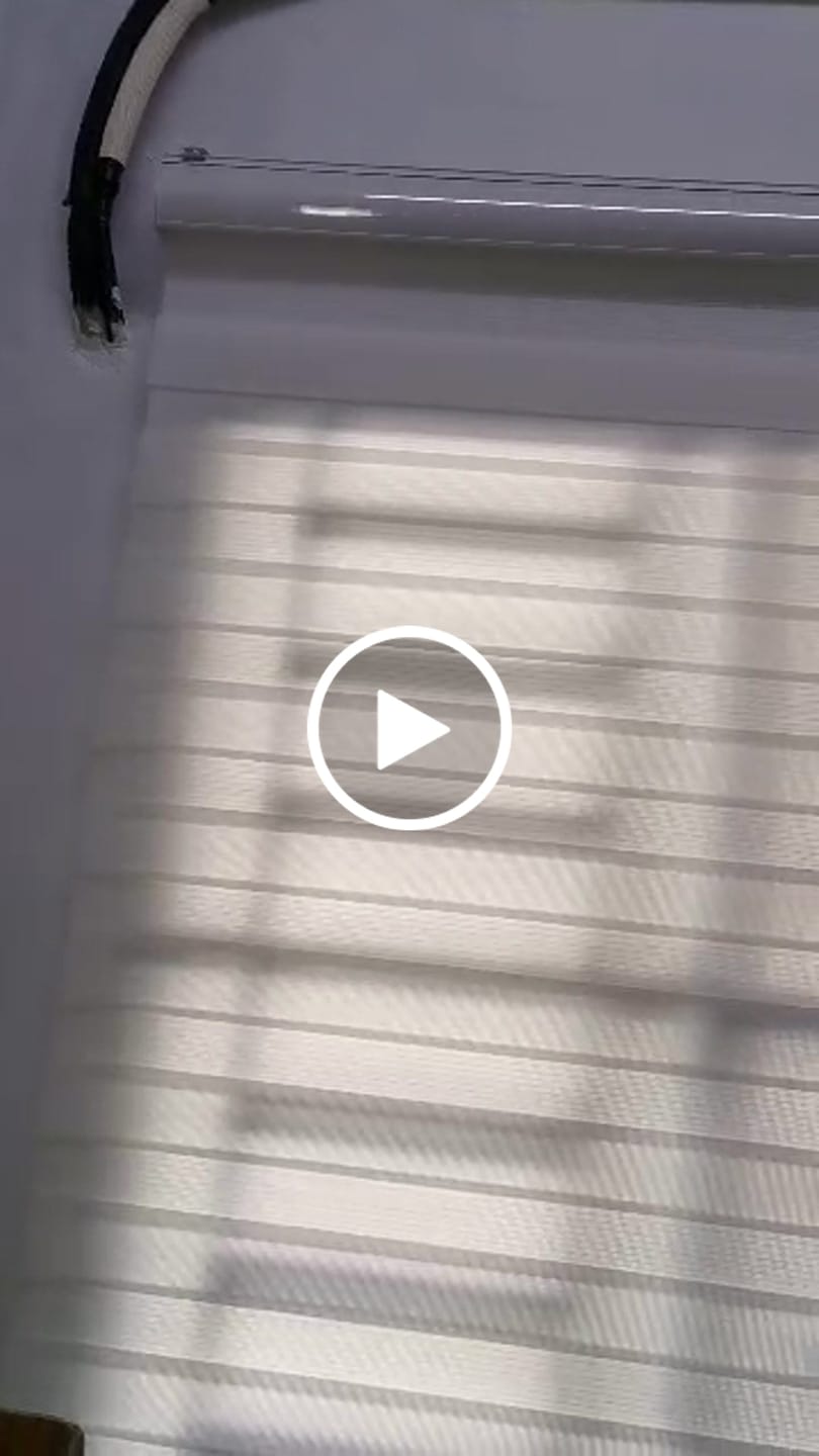 Customer video review of Tisa Signature Light Filtering Zebra Blinds