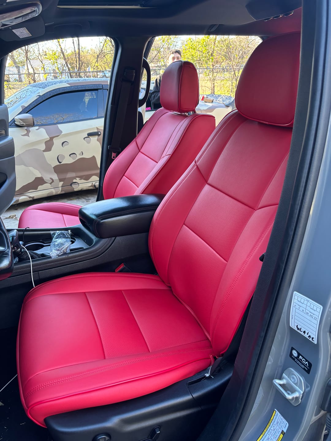 Customer photo review of 2011-25 Dodge Durango Custom Leather Seat Covers