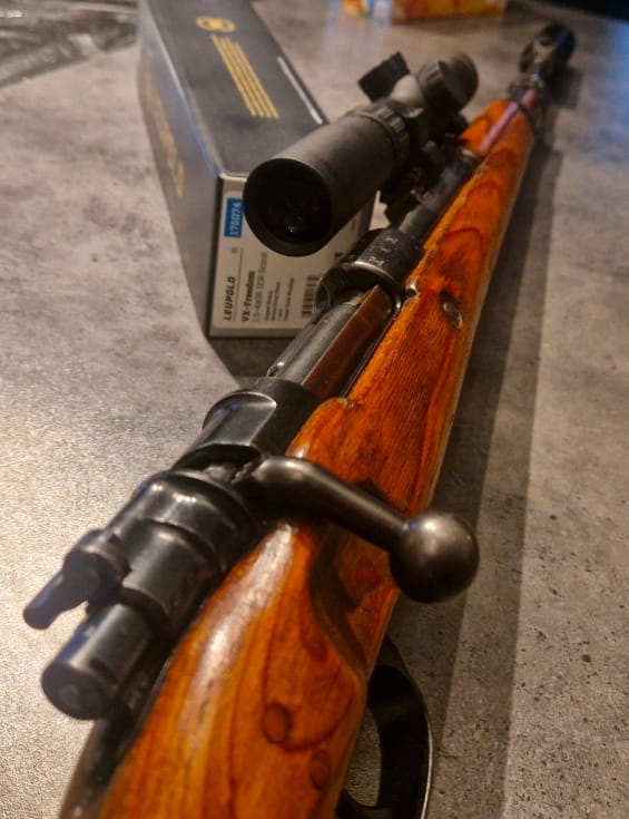 Customer photo review of Mauser K98K Ultra low-profile NDT Scout Mount for Long Eye Relief Scopes Gen 3