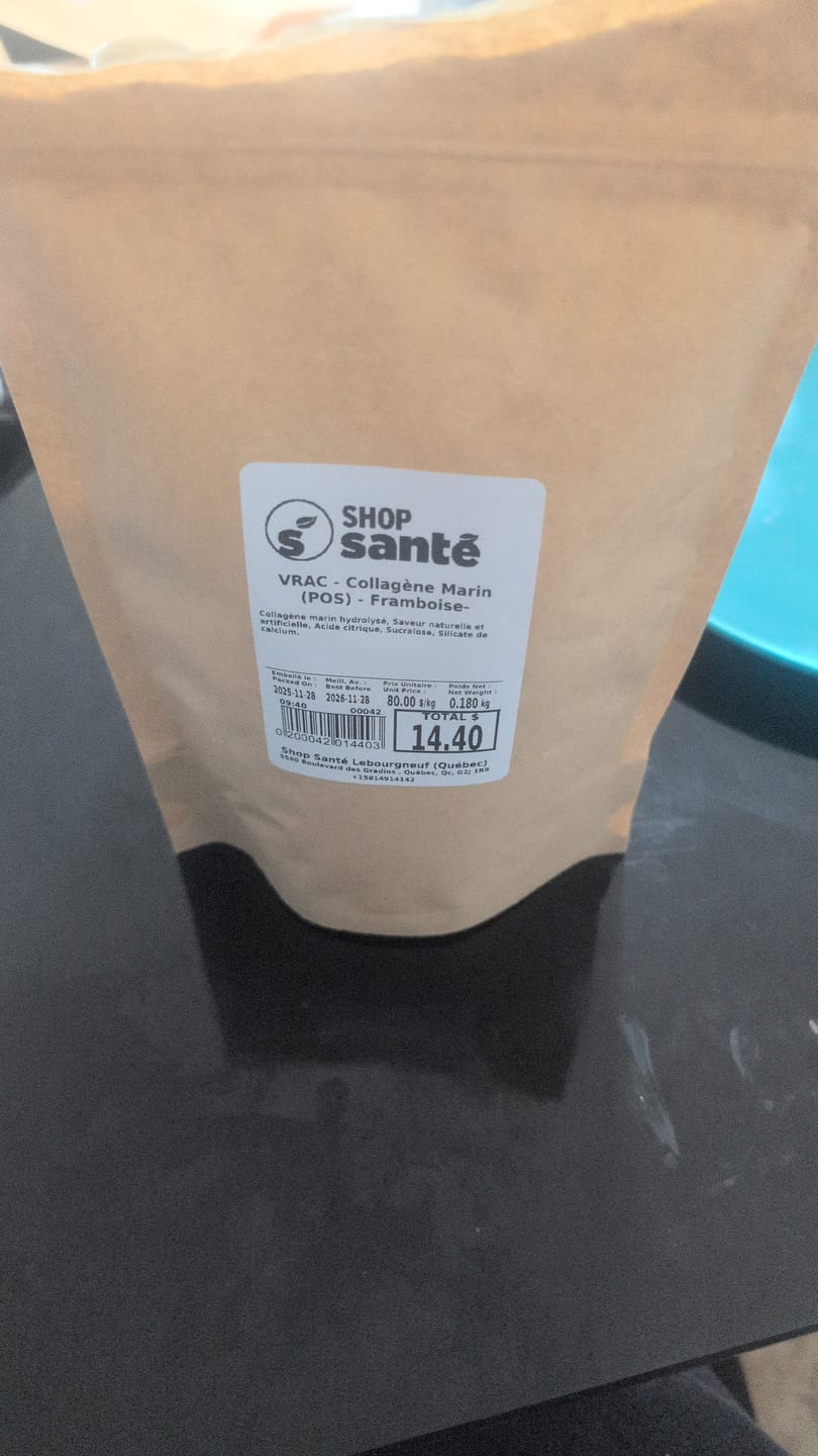 Customer photo review of VRAC - Collagène Marin (100g)