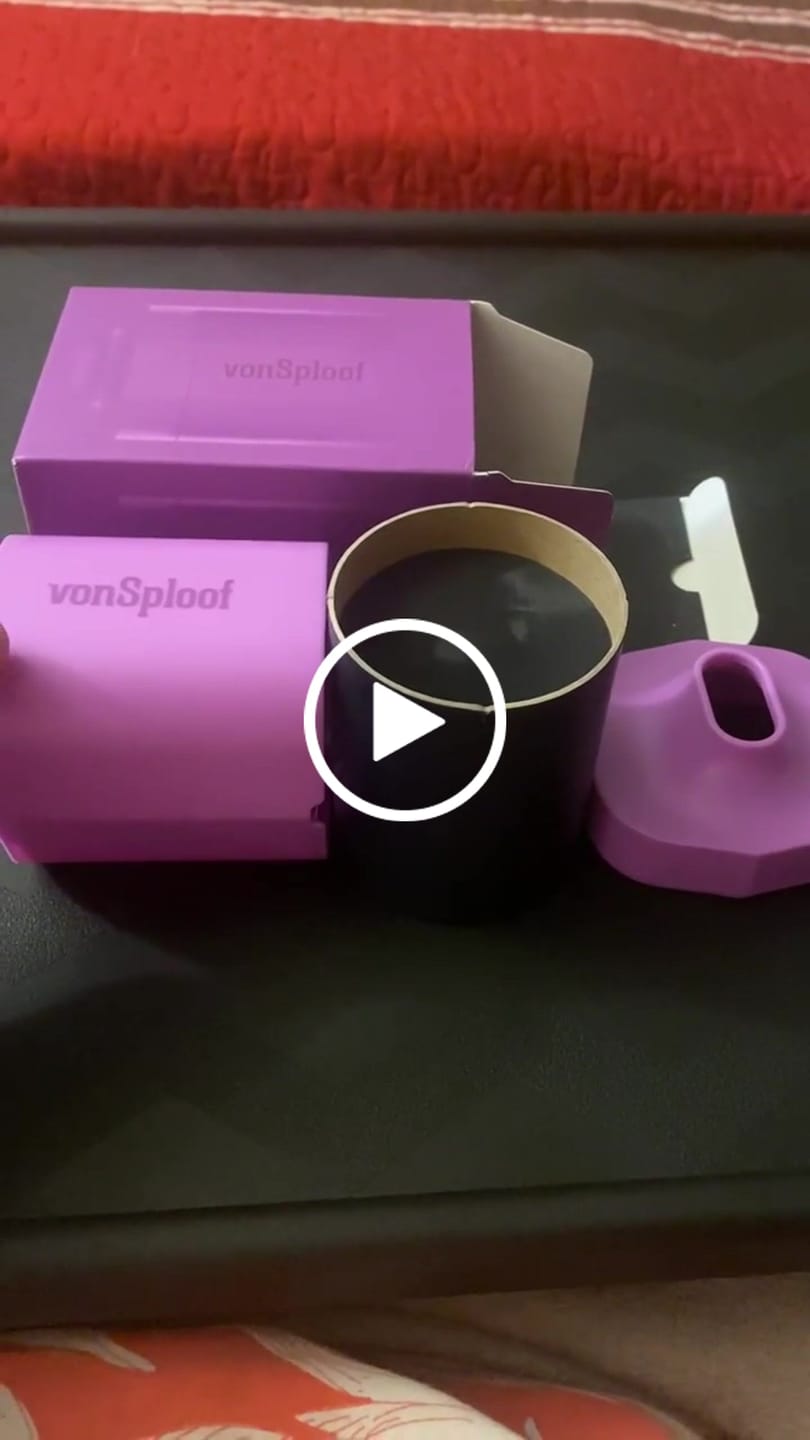 Customer video review of Purple vonSploof Personal Air Filter