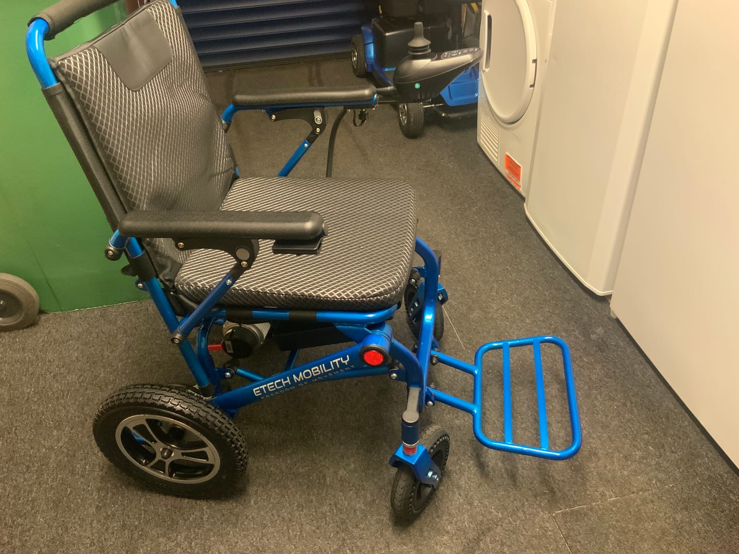 Customer photo review of Ultra-Lightweight Folding Electric Wheelchair | EtechMobility LiteMax 2