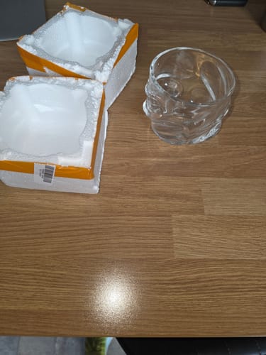 Customer photo review of Tatsumaki Japanese Whiskey Glass