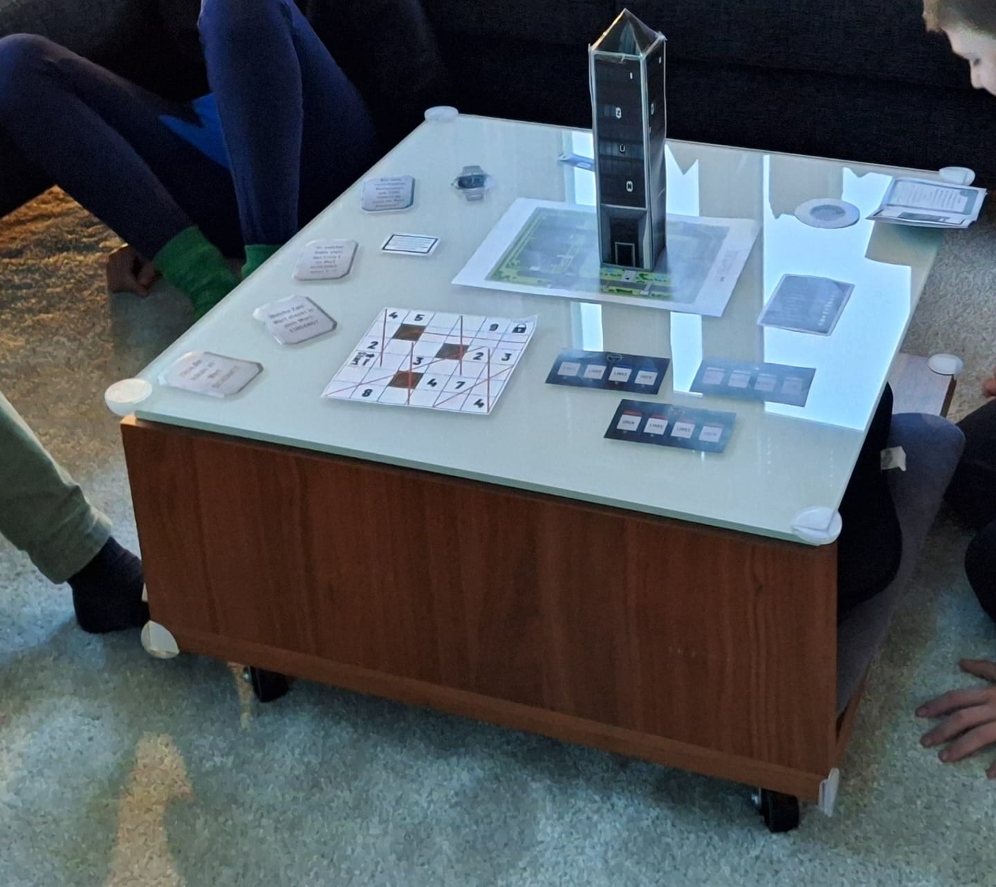 Customer photo review of Agenten-Alarm! - Escape Room zum Ausdrucken