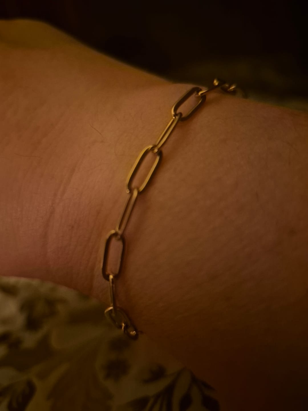 Customer photo review of Paperclip Bracelet