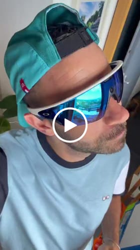 Customer video review of Oakley Vanguard Meta White Sapphire