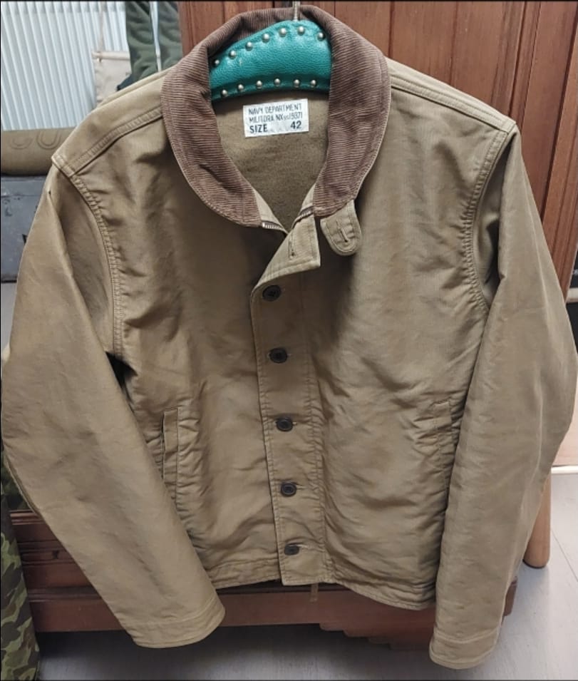 Customer photo review of Lot 323 USN N-1 Deck Jacket - Khaki