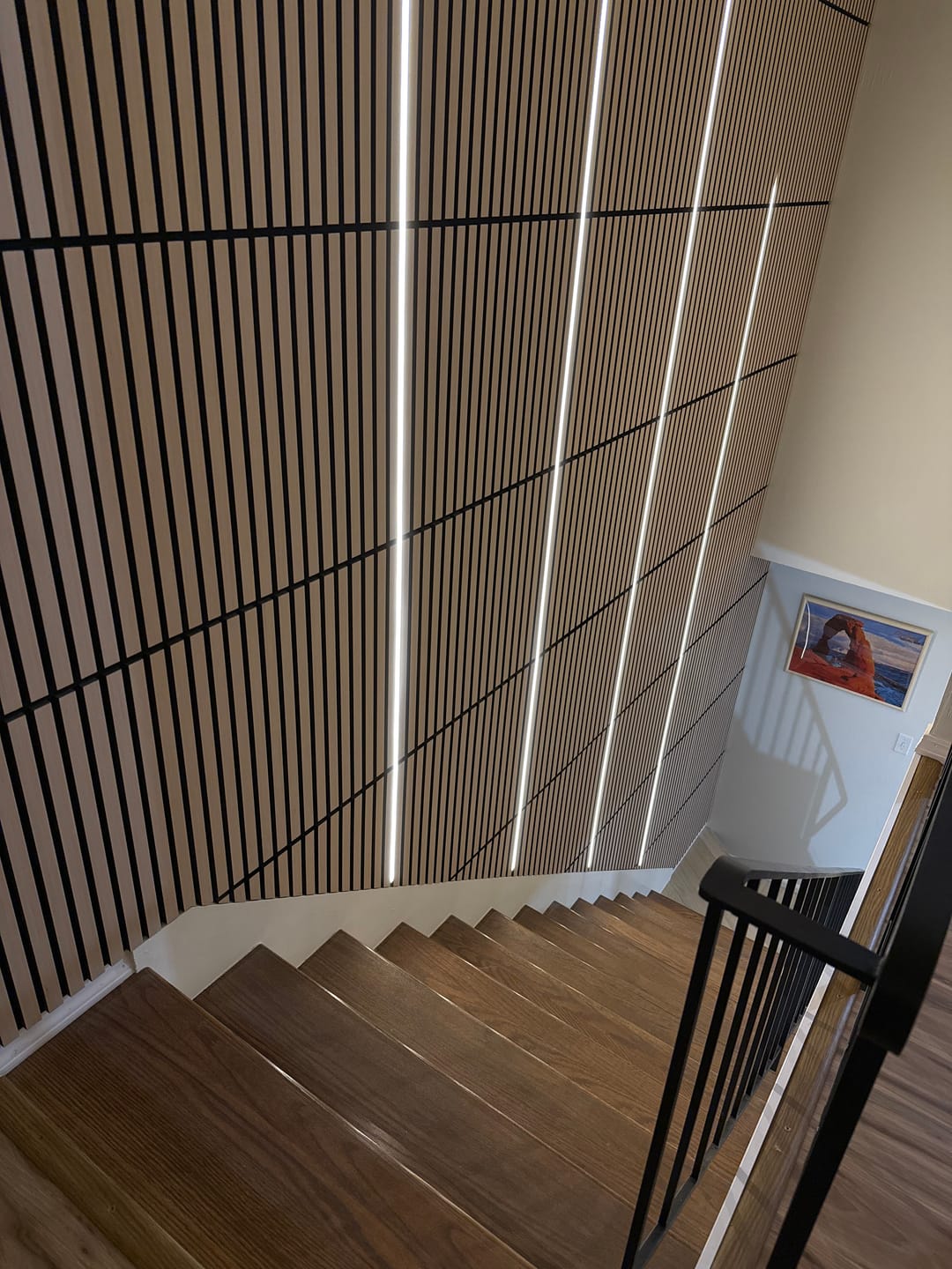 Customer photo review of Luxe LED™ Slat Wall Light Kit