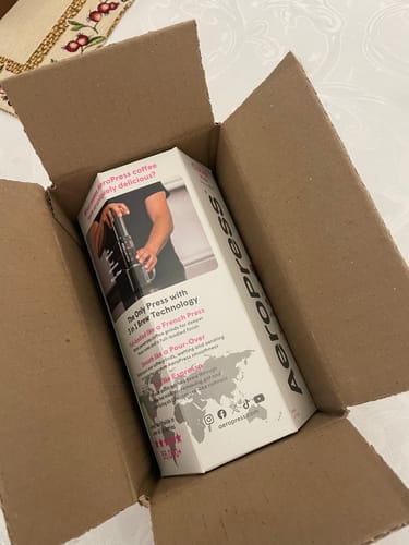 Customer photo review of AeroPress Clear Pink Original + Accesorios y Filtros