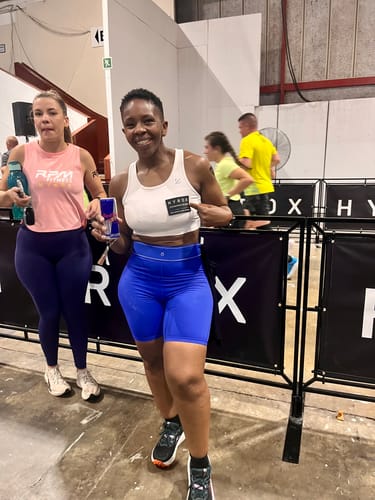 Customer photo review of Cut Out Backless Sports Bra