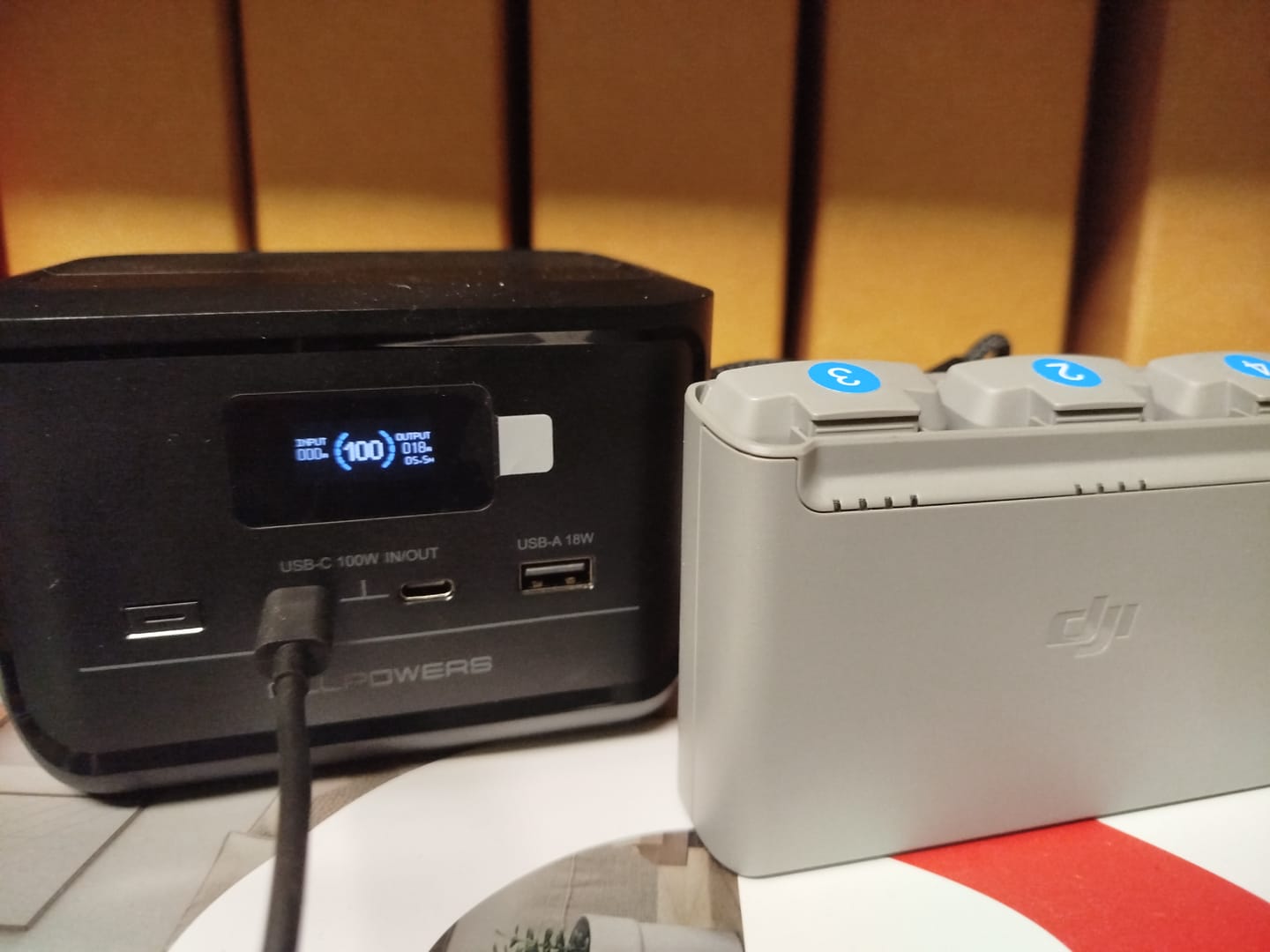 Customer photo review of ALLPOWERS SOLAX P100 Alimentatore portatile (128W 99.2Wh)