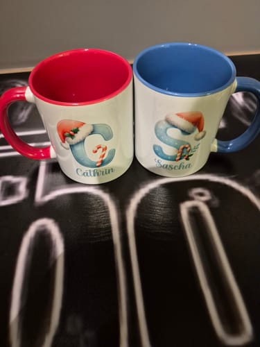 Customer photo review of Tasse Personalisiert - Weihnachtstasse 2