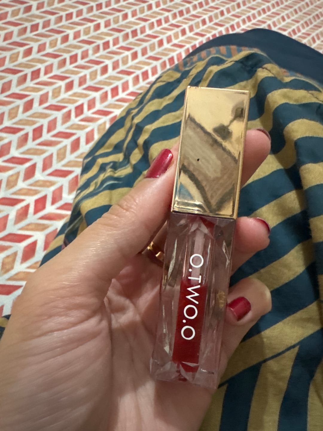 Customer photo review of O.TWO.O CLEAR CRYSTAL BERRY LIP GLOSS