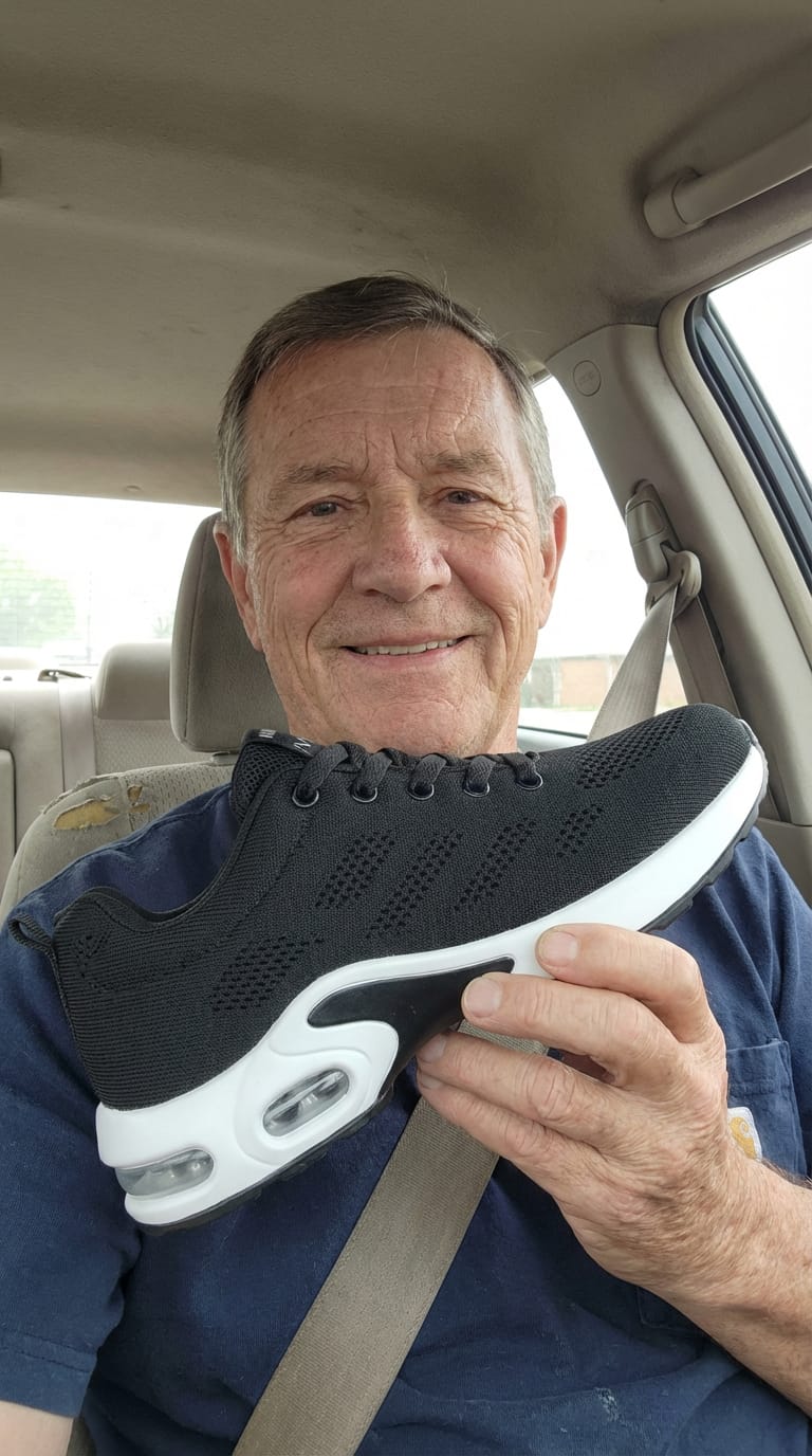Customer photo review of Orthora™ Pro – Orthopedic Shoes Designed for Burning, Tingling & Sensitive Feet