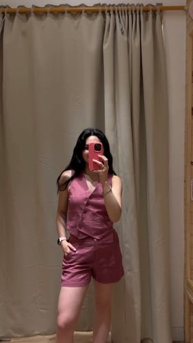 Customer photo review of Vest Cruzado Pink