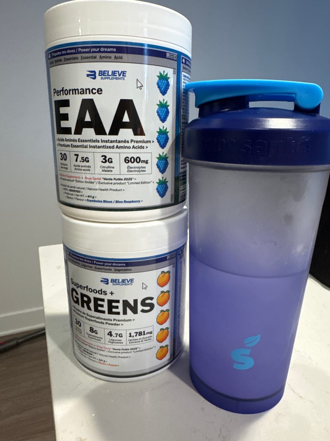 Customer photo review of Believe Supplements - Superfoods + Greens - 300g