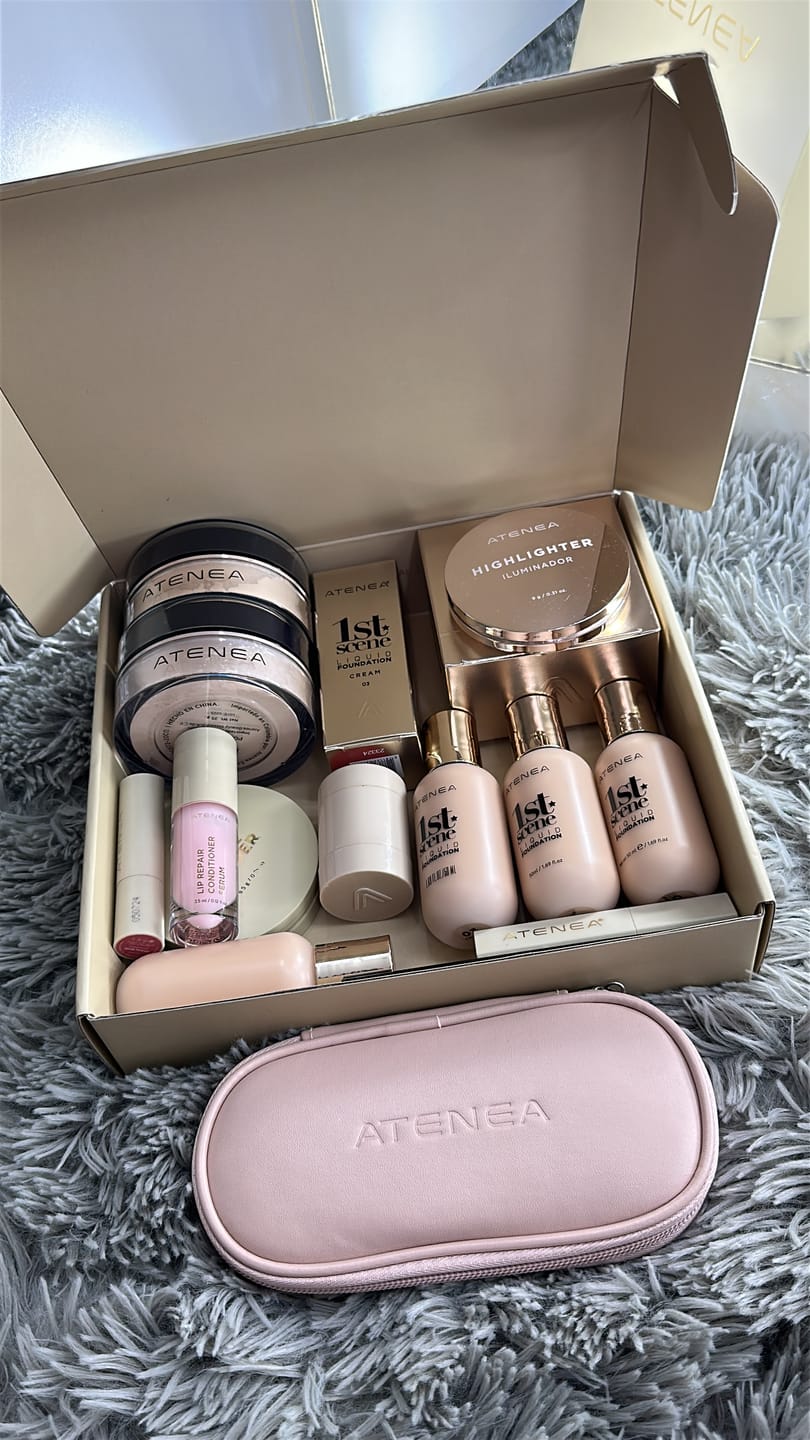 Customer photo review of KIT DE BROCHAS PINK TRAVEL X6