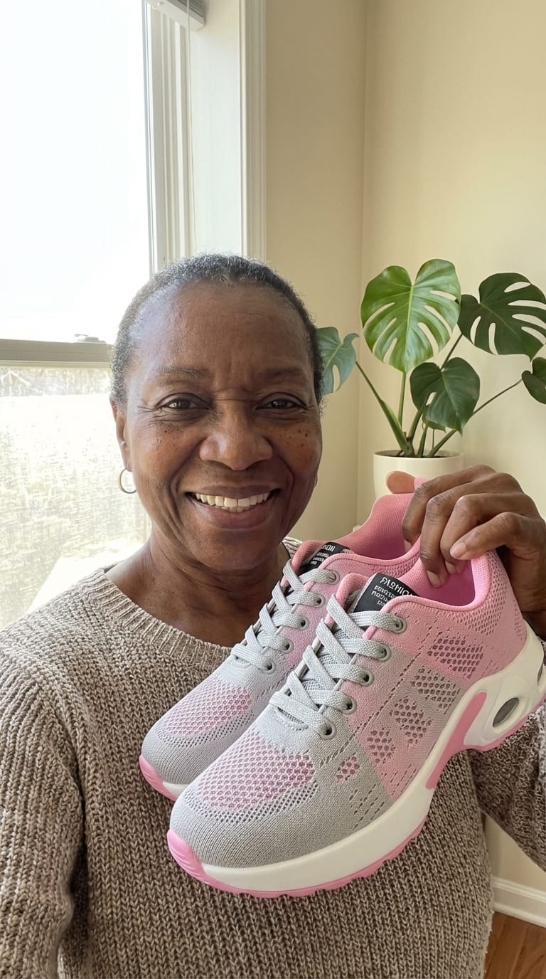 Customer photo review of Orthora™ Pro – Orthopedic Shoes Designed for Burning, Tingling & Sensitive Feet