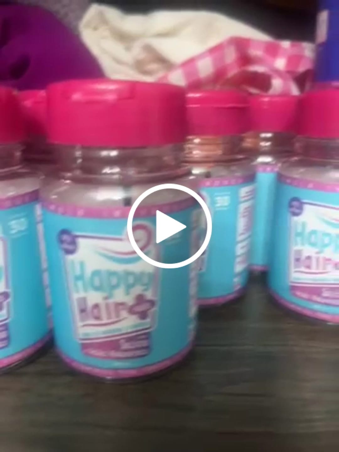 Customer video review of Happy Hair 6 Potes + 6 Potes Grátis + 2 Colágenos + 1 Happy Calm (Total 15 Potes)