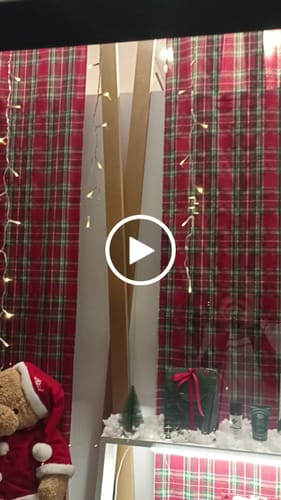 Customer video review of Tessuto a metraggio cotone tinto in filo Scozzese Tartan quadro Natale Altezza 280 cm Vari colori