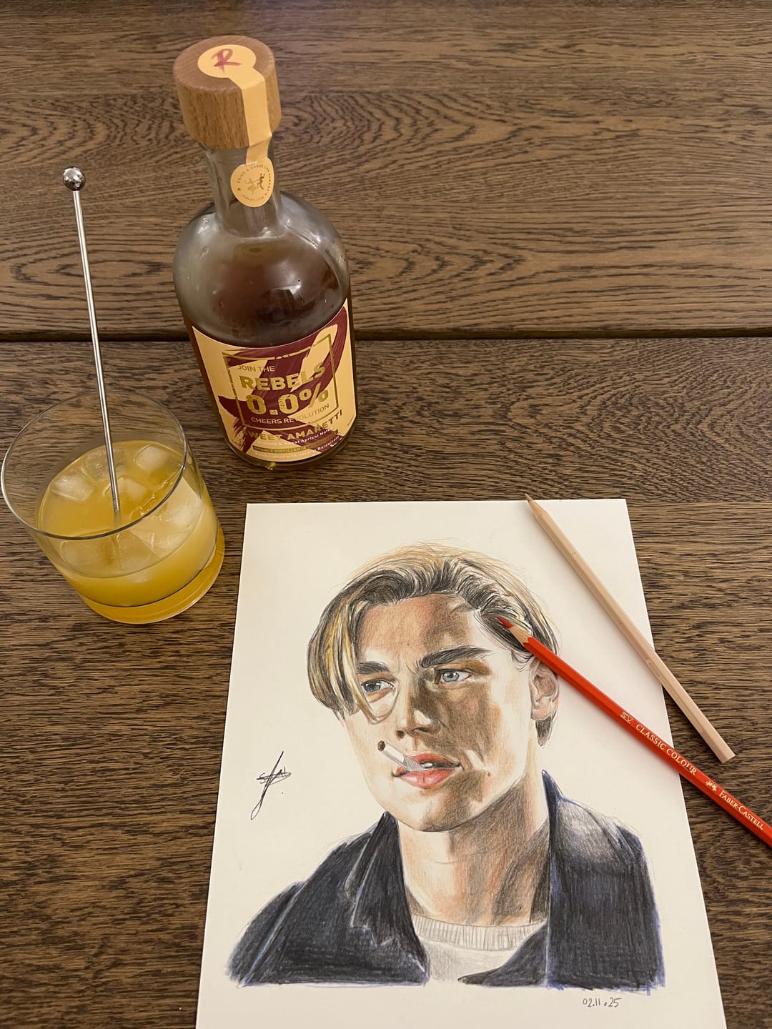Customer photo review of REBELS 0.0% SWEET AMARETTI (alcohol-free Amaretto)