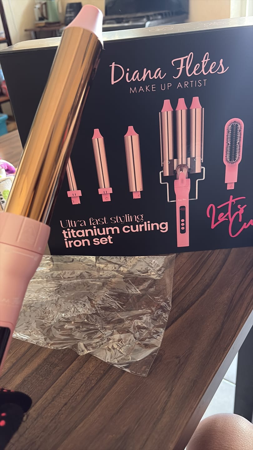 Customer photo review of Ferro 6 en 1 Diana Fletes light pink Titanium Galvanizado