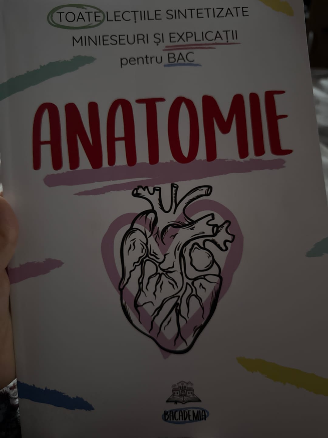 Customer photo review of Carte Anatomie Bacalaureat (Biologie clasele XI-XII) Bacademia