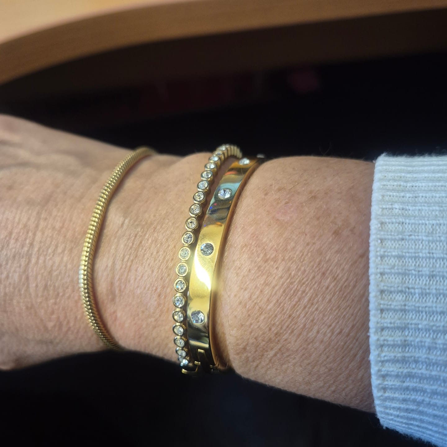 Customer photo review of Eternity Bangle Classic
