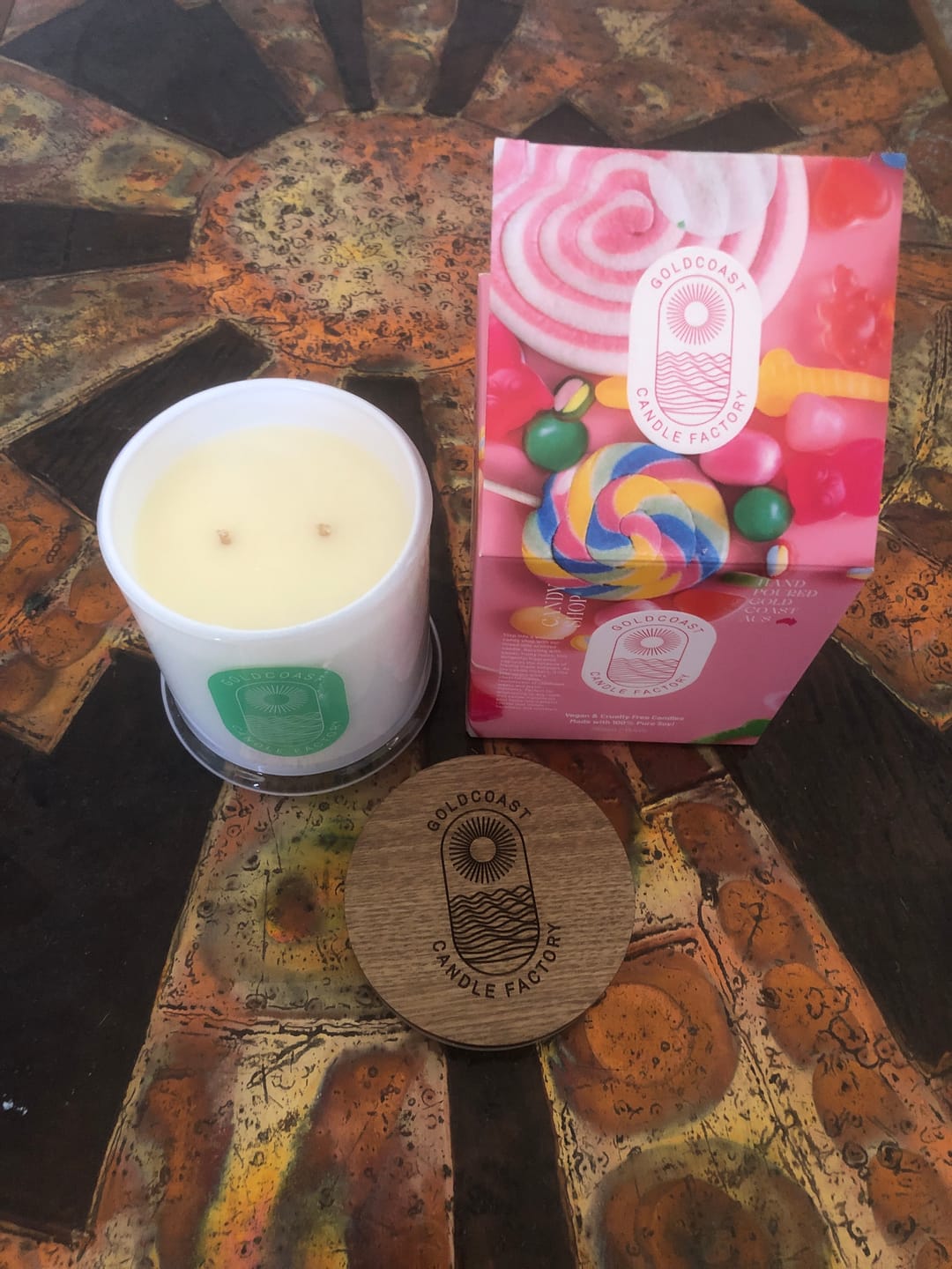Customer photo review of Candy Shop Candle 380g