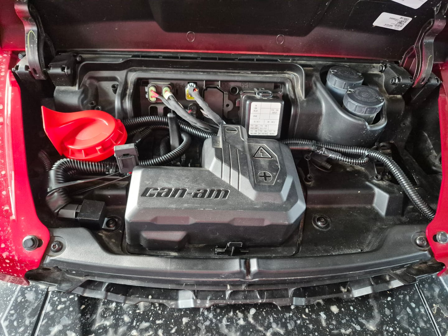 Customer photo review of UTV Universal Horn Kit with Rocker Switch 12V