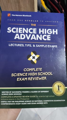 Customer photo review of 2024 ULTIMATE Science High Advance Book Reviewer
